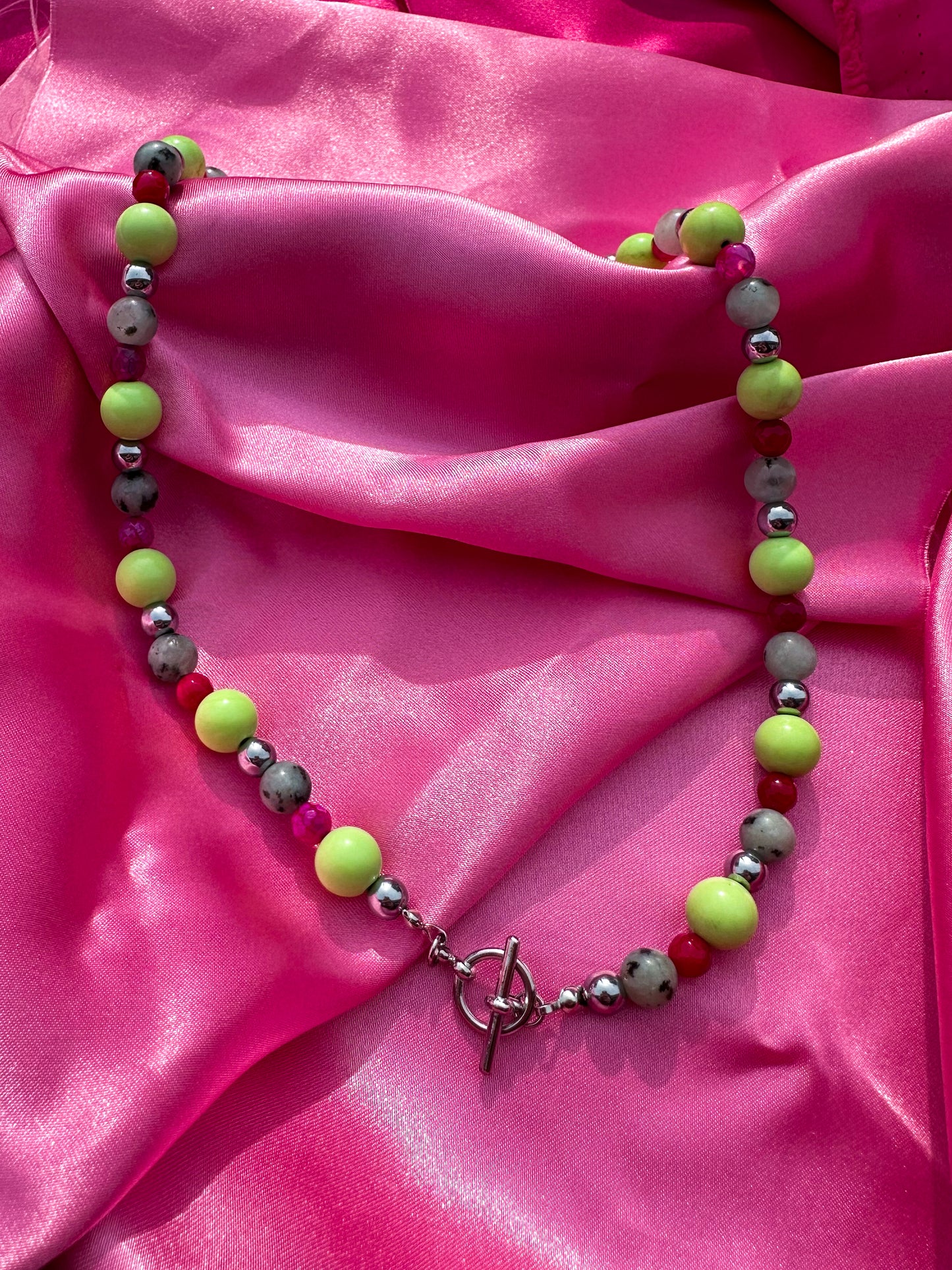 Neon Watermelon Necklace