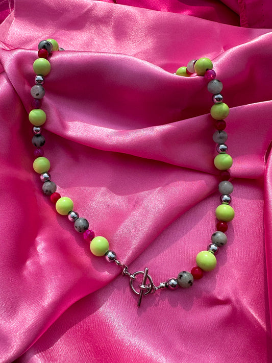 Neon Watermelon Necklace