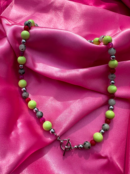Neon Watermelon Necklace