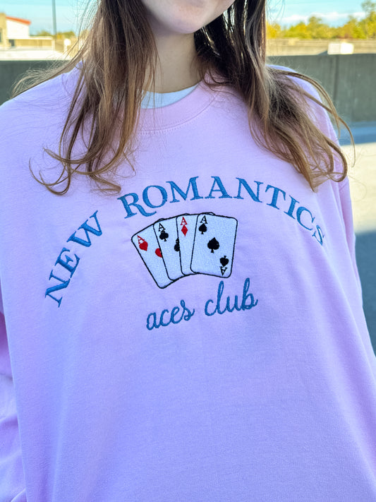 New Romantics Aces Club Crewneck