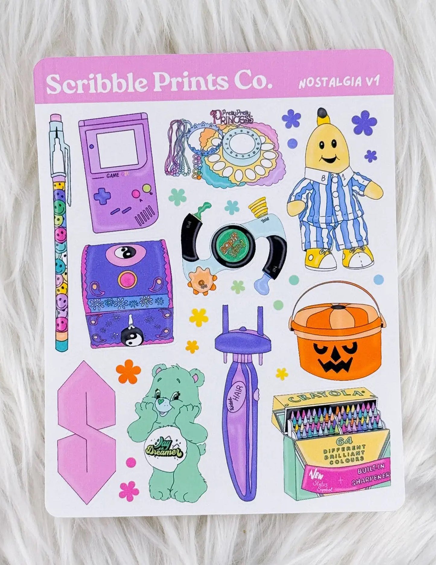 Nostalgia V1 Sticker Sheet