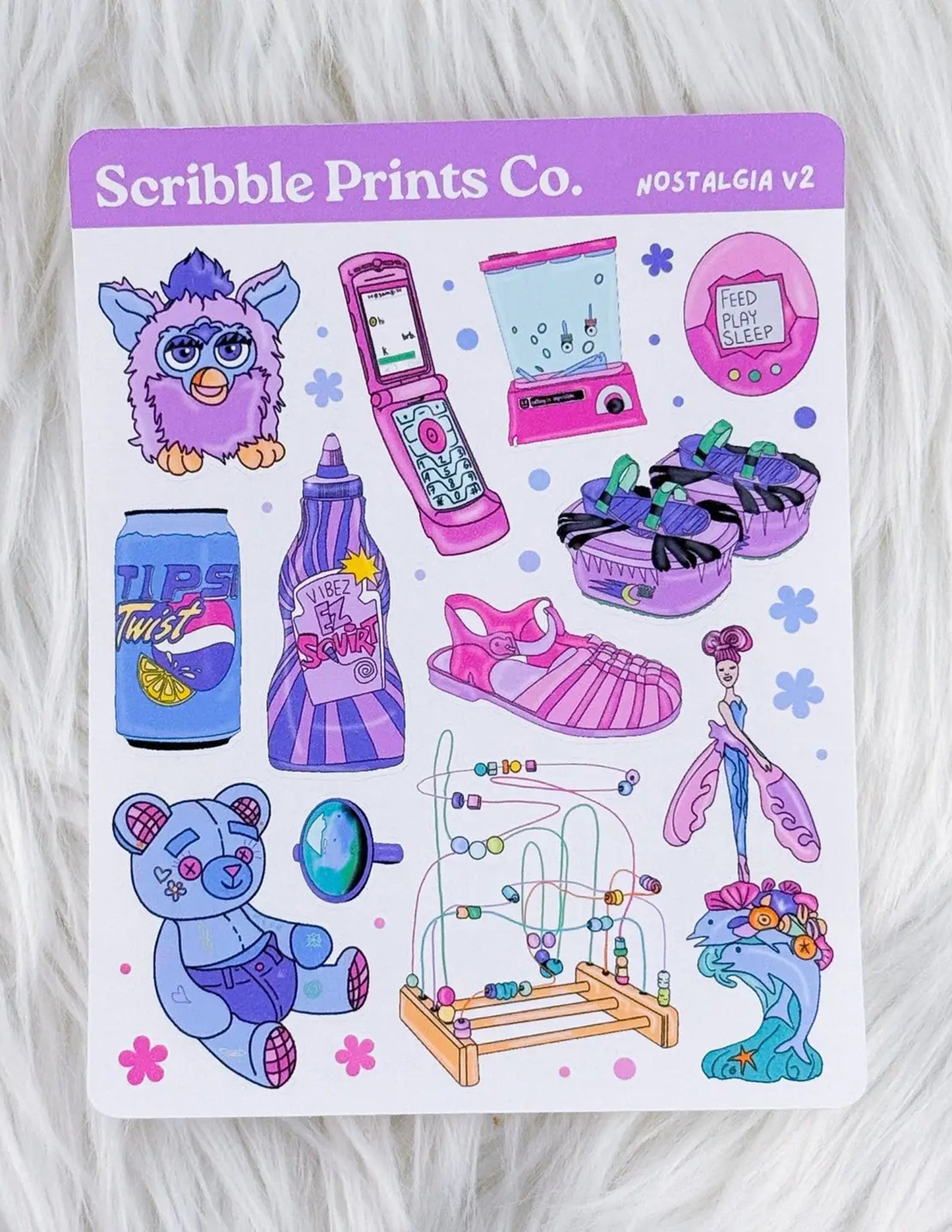 Nostalgia V2 Sticker Sheet