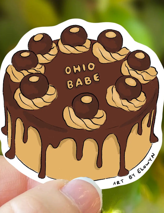 Ohio Cake Sticker