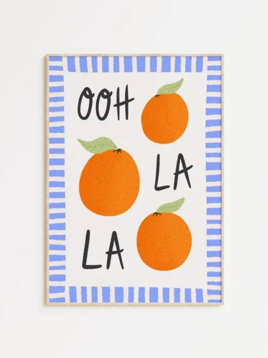 Ooh La La Oranges Print