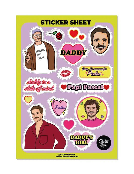 Papi Pedro Sticker Sheet