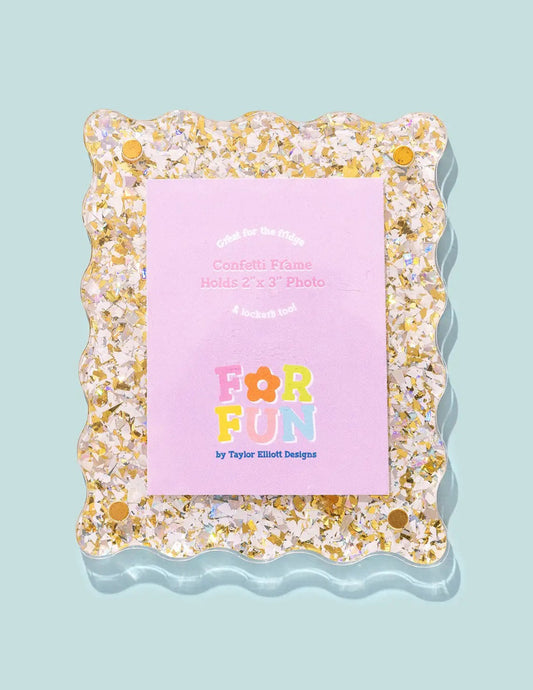 Pearl Confetti Magnetic Frame