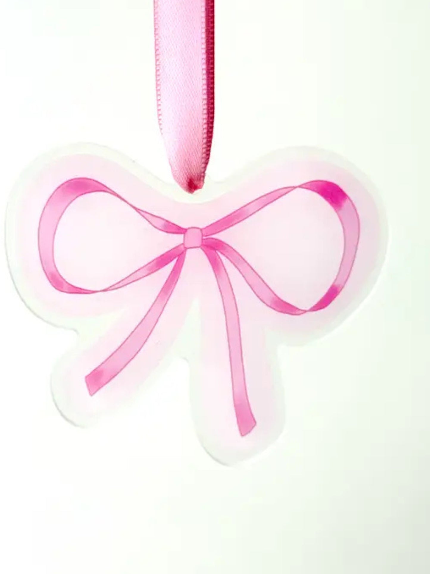 Pink Bow Ornament