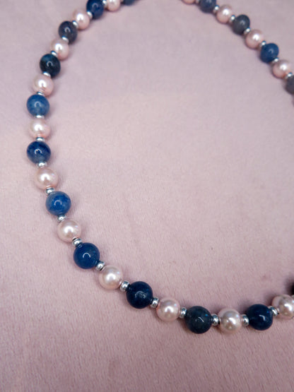 Pink Noise Beaded Necklace