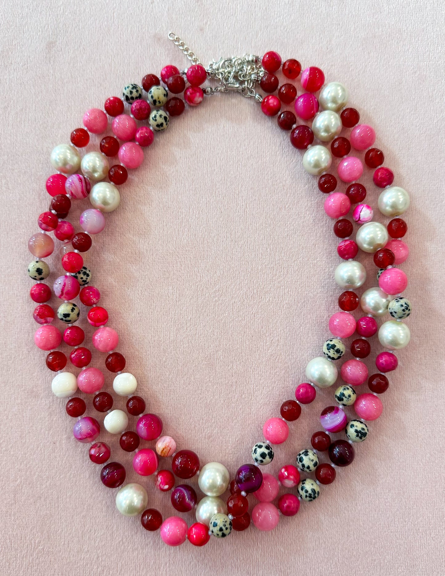 Pink Pearl Necklace