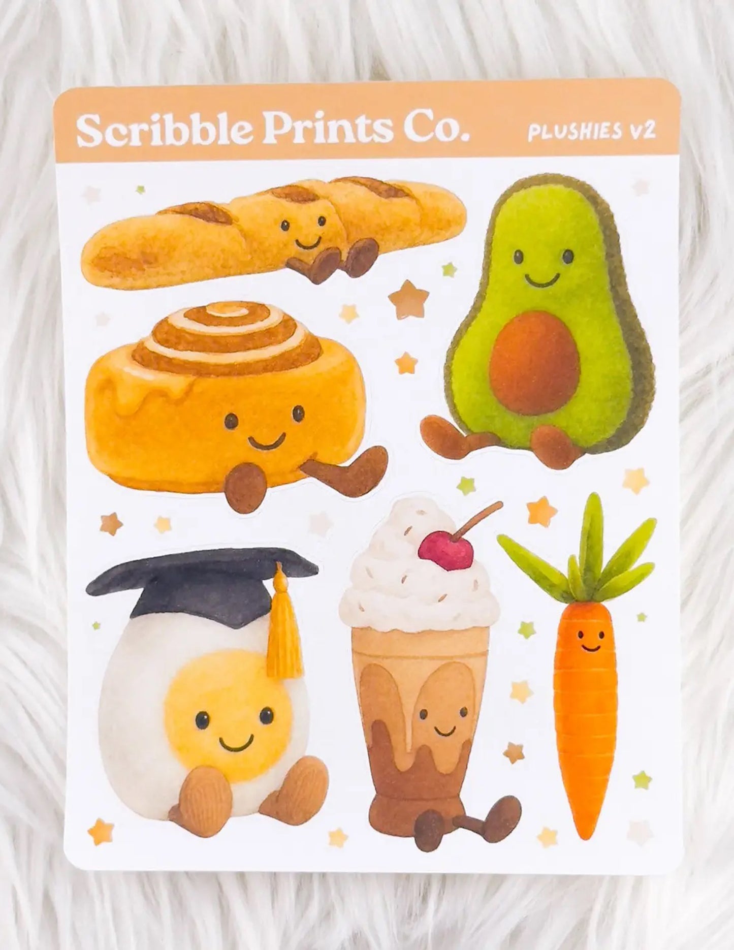 Plushies V2 Sticker Sheet