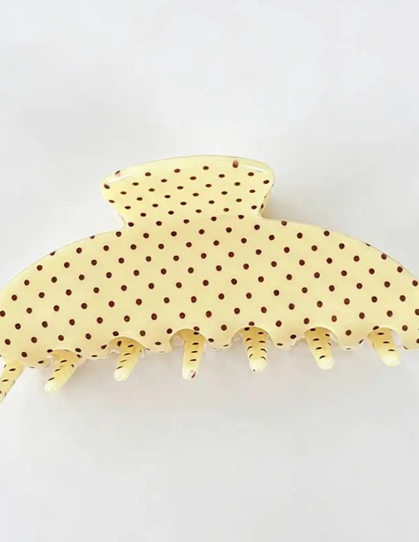 Polka Dot Claw Clip