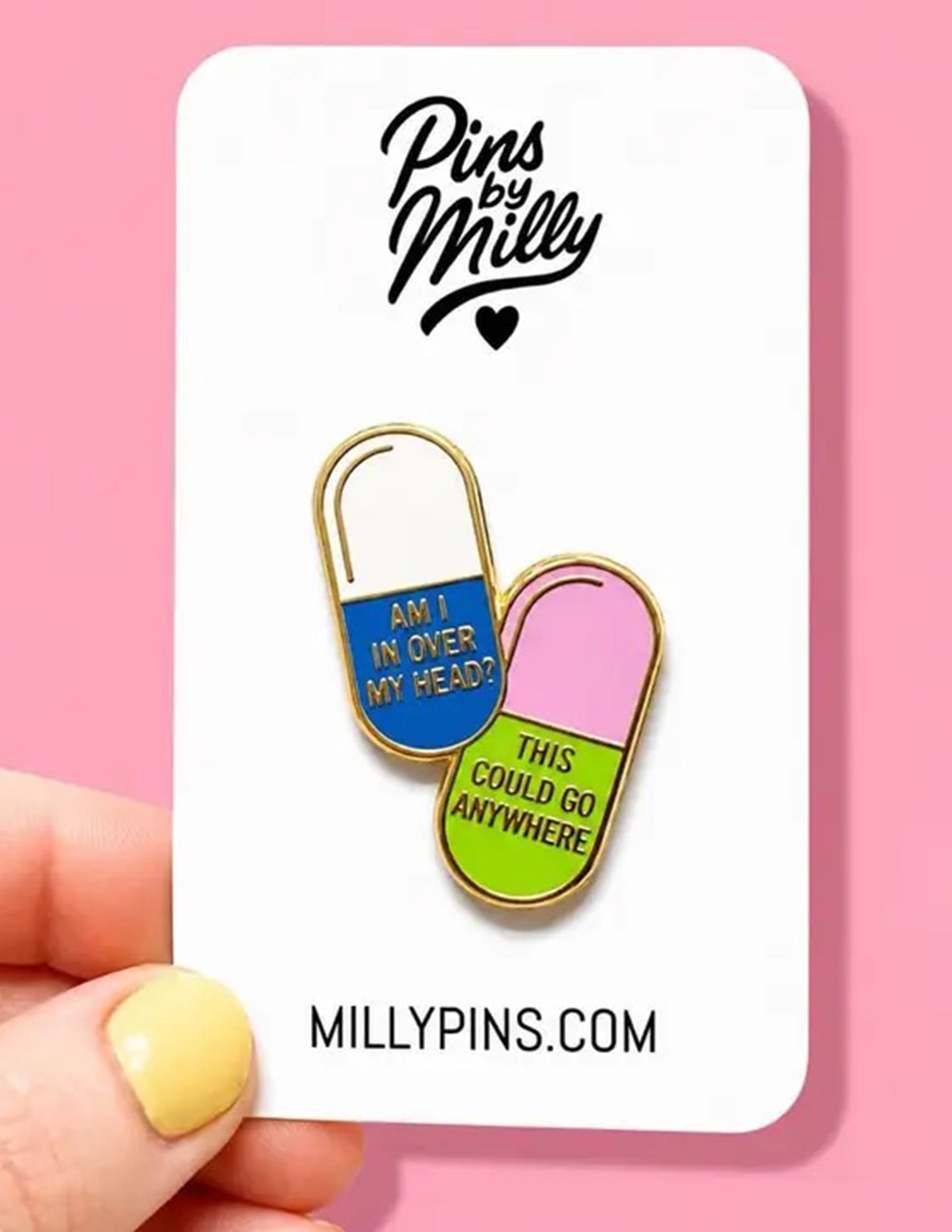 Pop Pills Enamel Pin