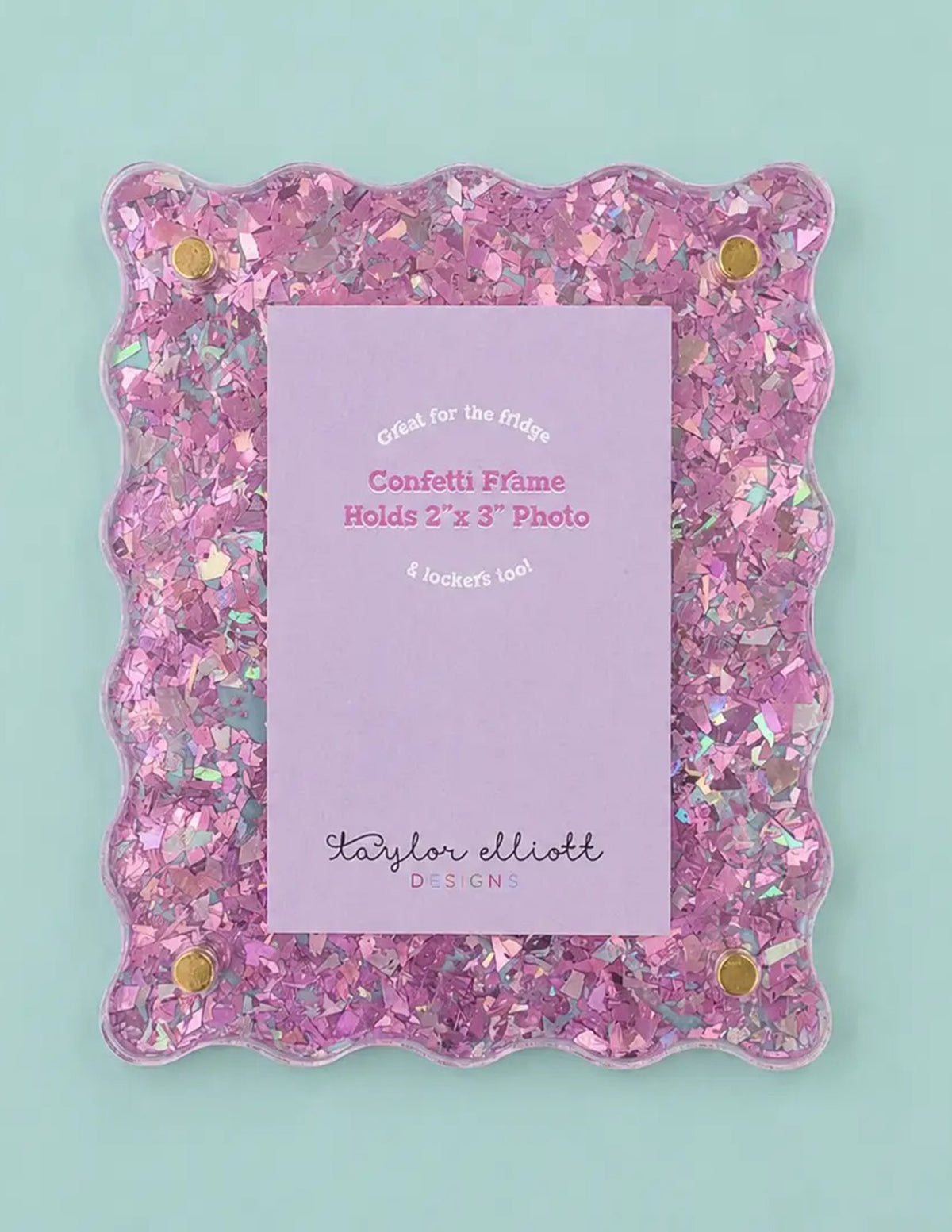 Purple Confetti Magnetic Frame