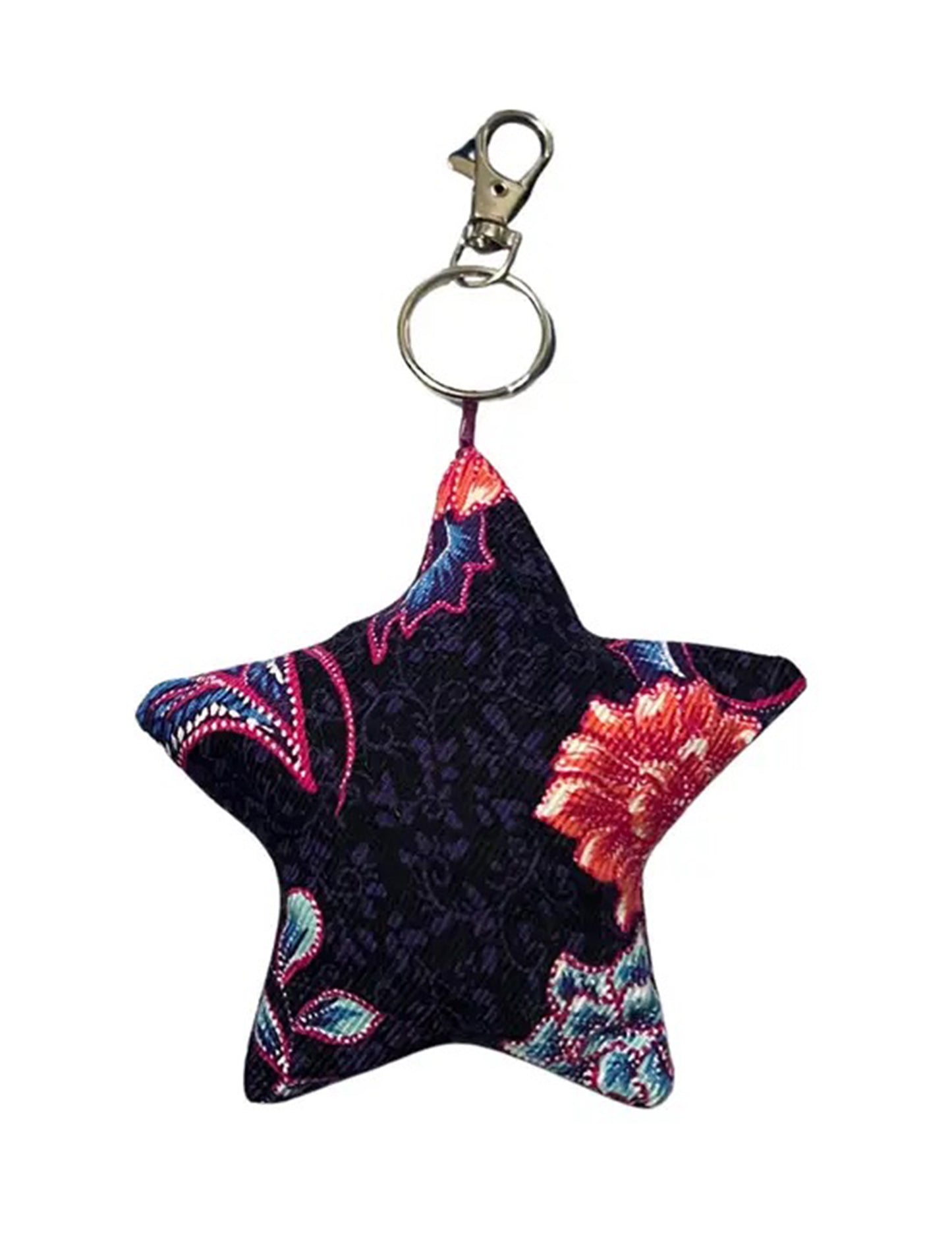 Purple Paisley Bag Charm