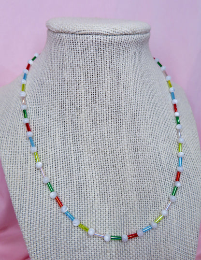 Rainbow Sprinkles Necklace
