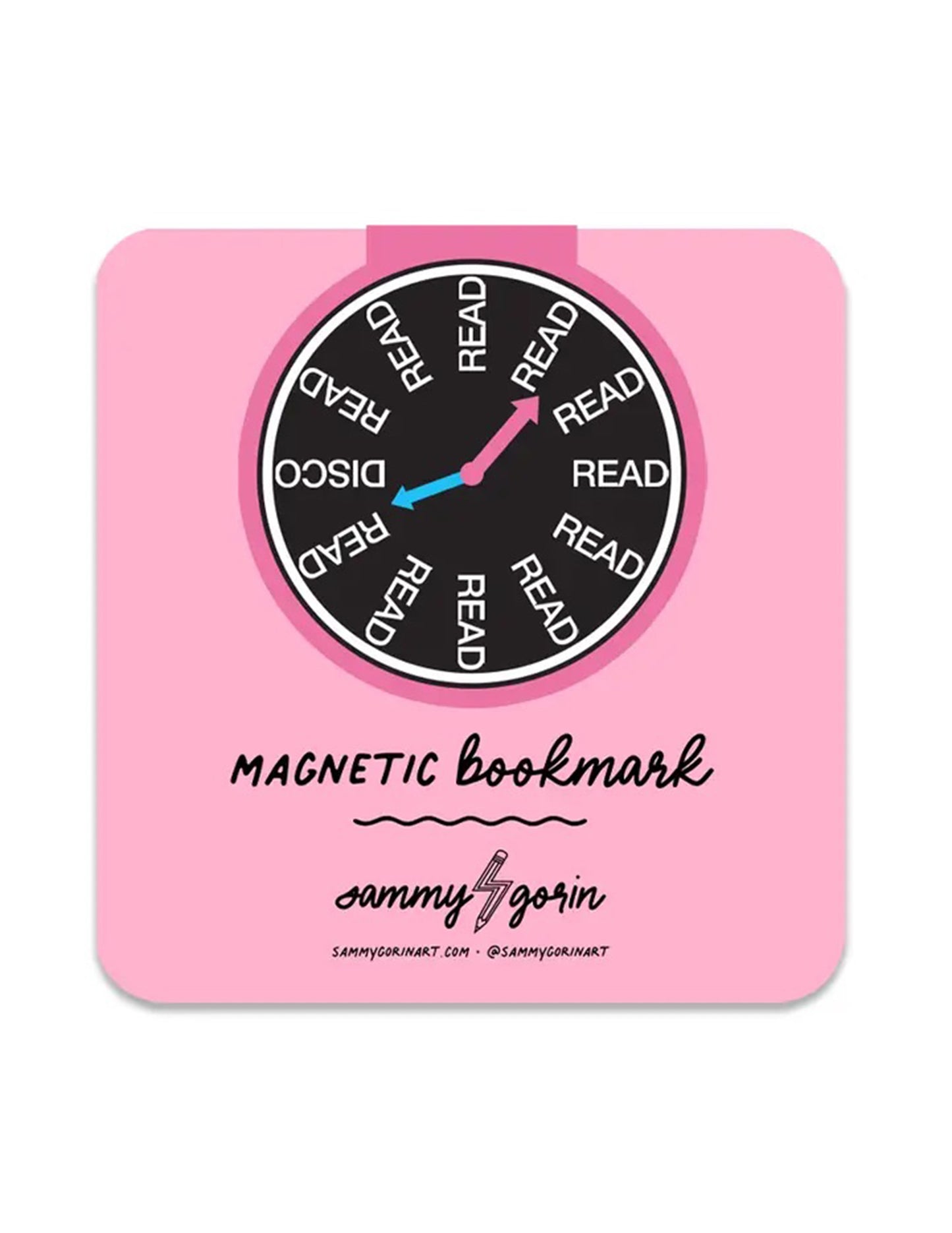 Read All The Time Magnetic Bookmark