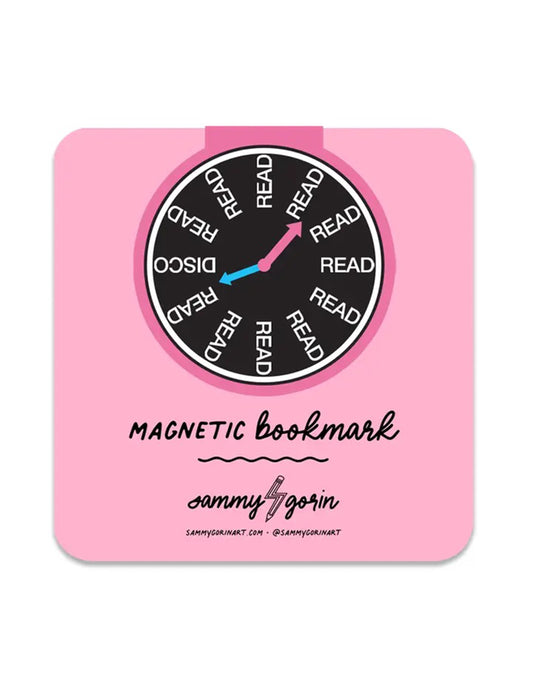 Read All The Time Magnetic Bookmark