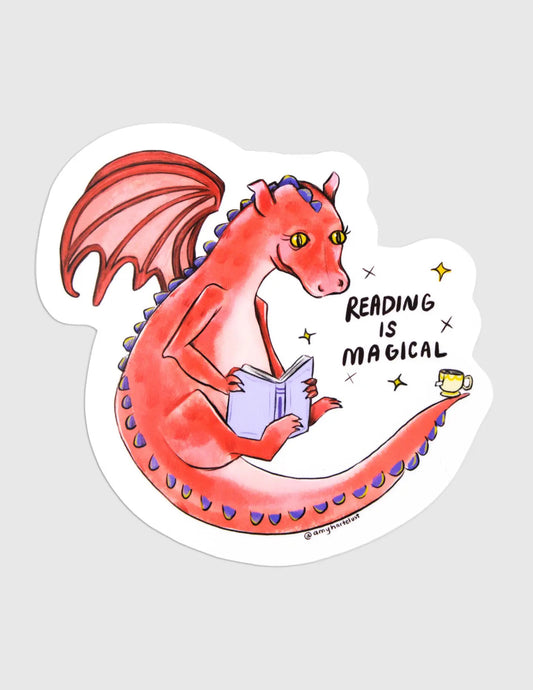 Reading Is Magical Sticker