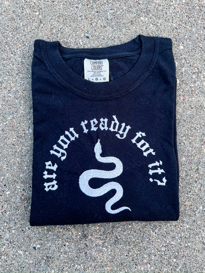 Ready For It Embroidered Tee
