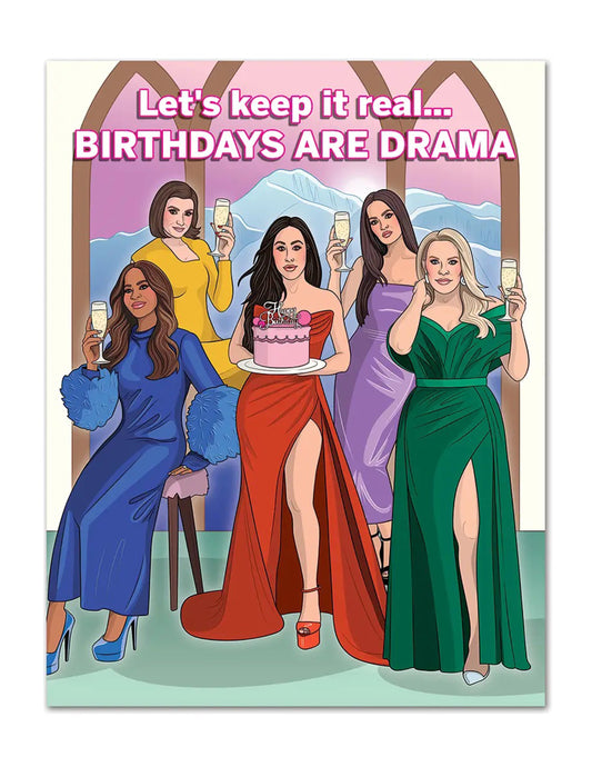 Real Housewives Birthday Card