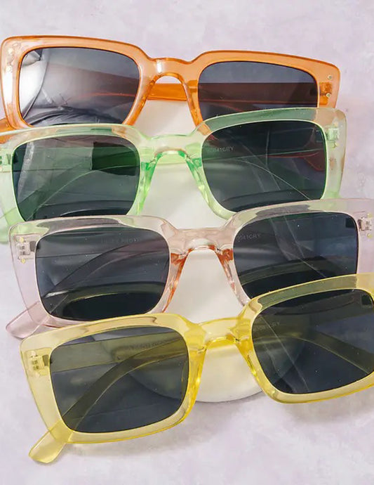 Rectangle Frame Sunglasses
