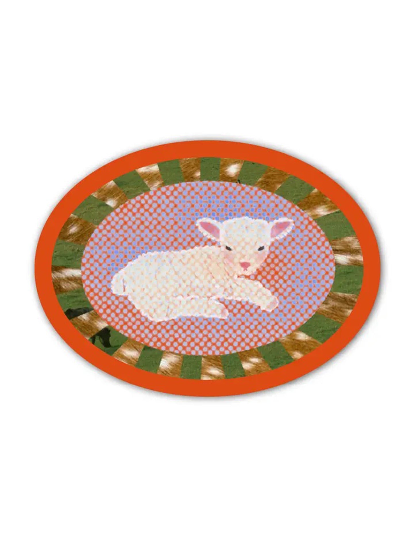 Red Lamb! Sticker