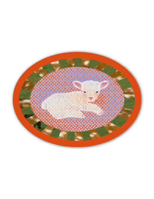Red Lamb! Sticker