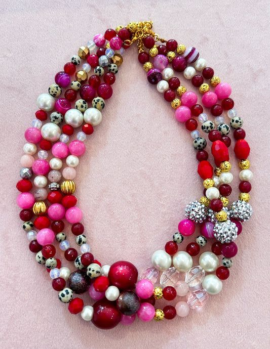 Ruby Rose Sparkle Necklace
