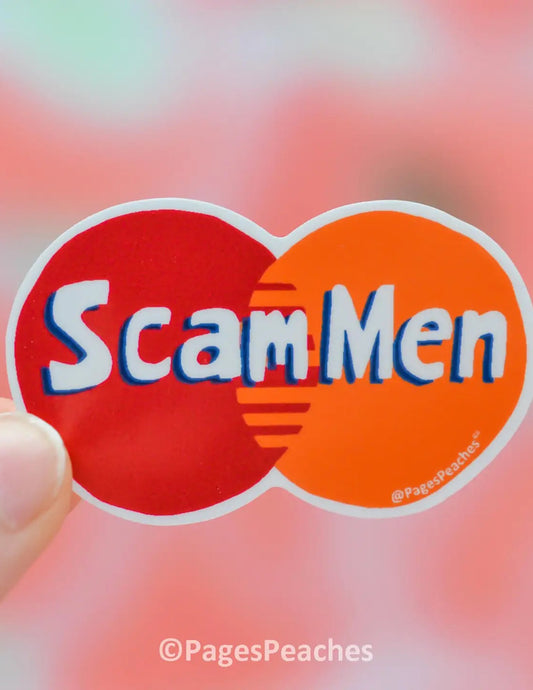 Scam Men Sticker