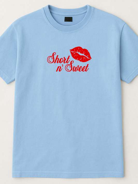 Short N' Sweet Embroidered Tee