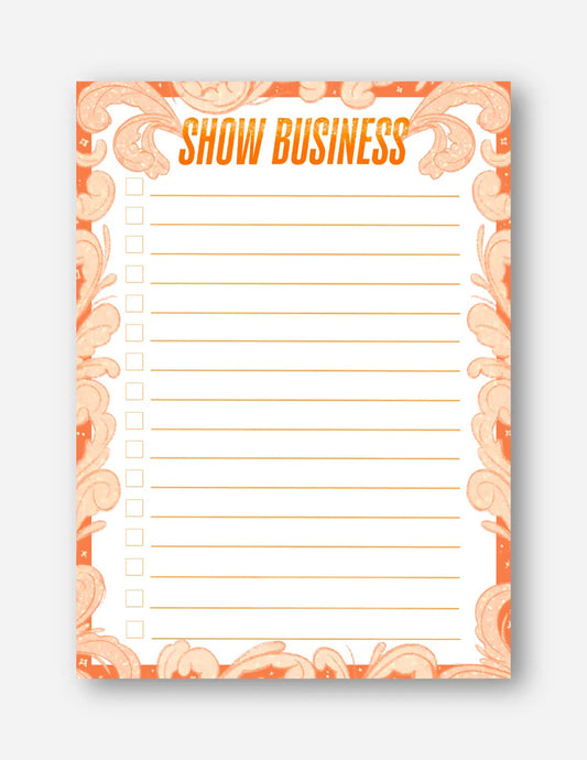 Show Business Notepad