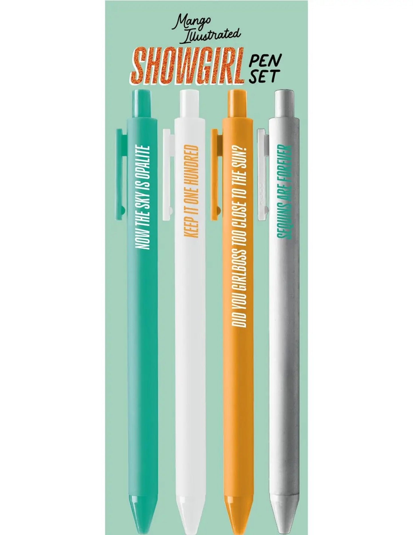 Showgirl Pen Set