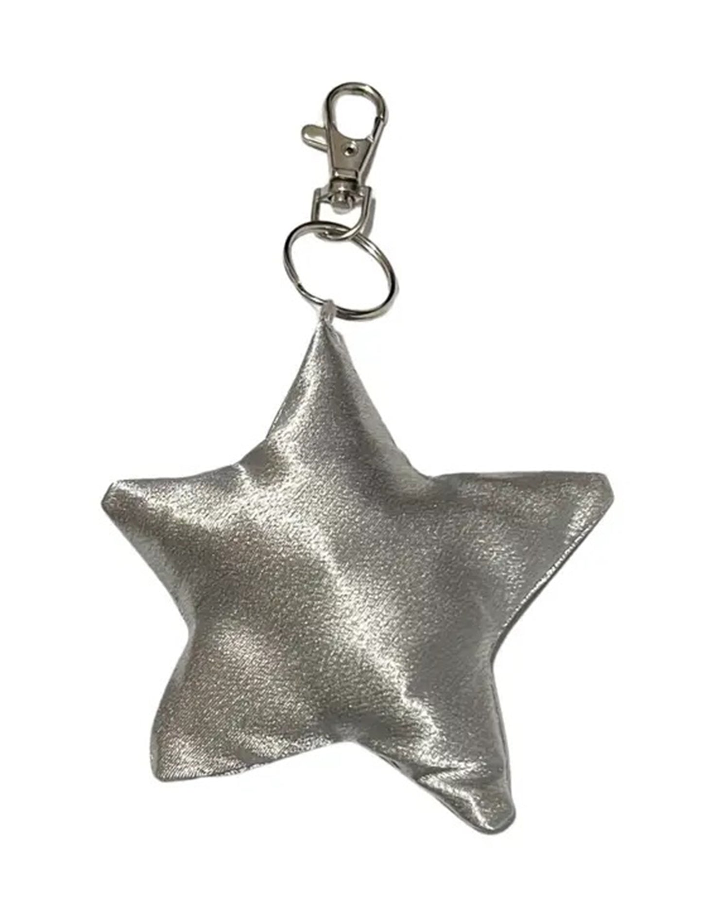 Silver Star Bag Charm