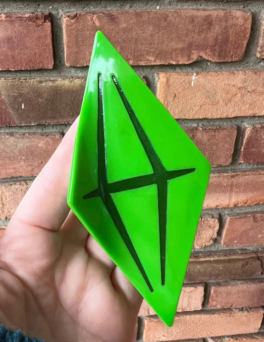 Sims Plumbob Hair Claw