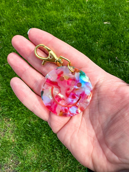 Smiley Face Keychain