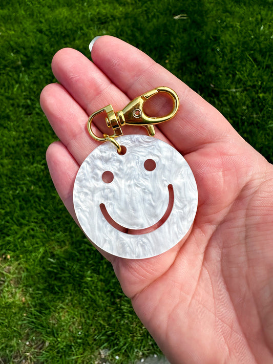 Smiley Face Keychain