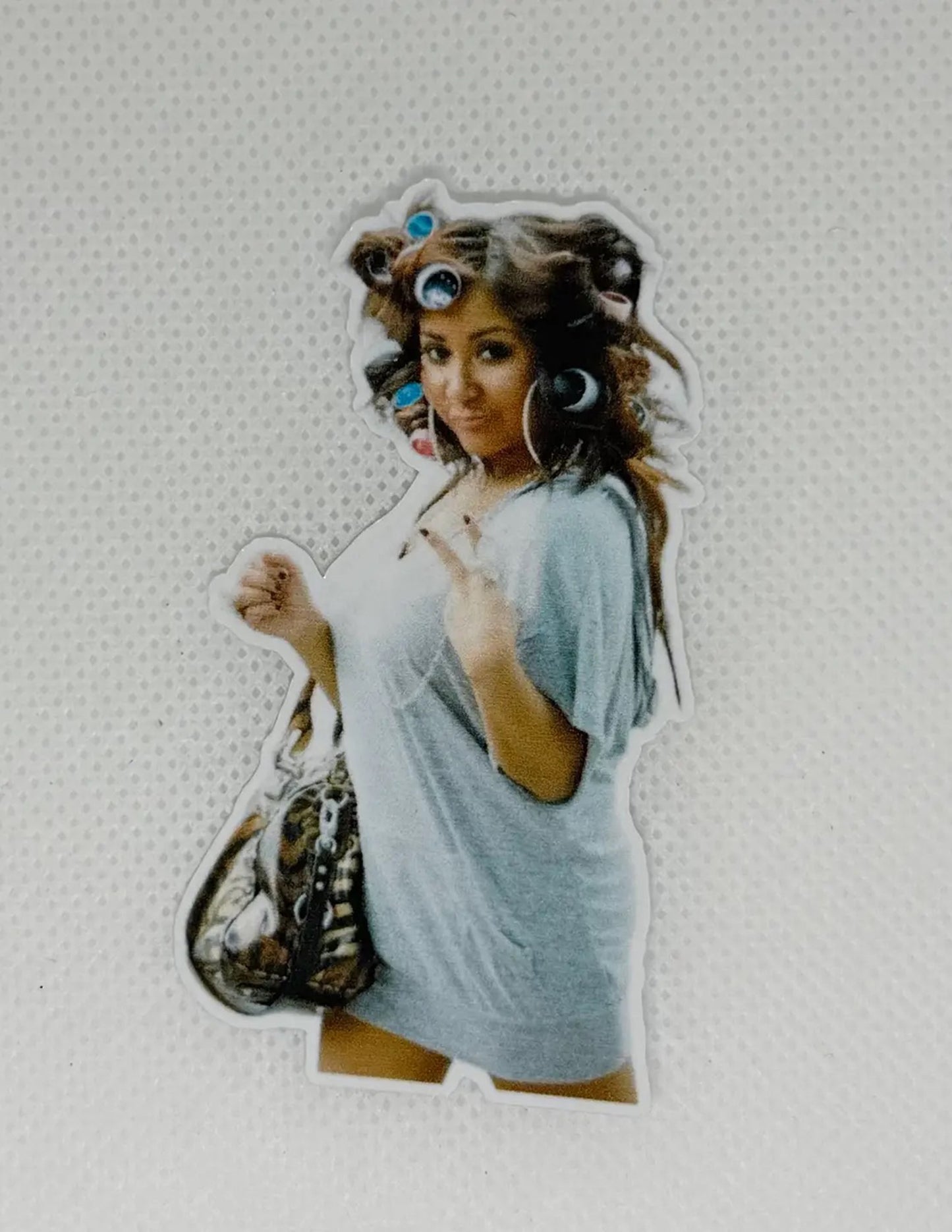 Snooki Hair Curler Sticker