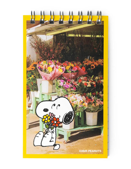 Snoopy Flower Bouquet Mini Notebook