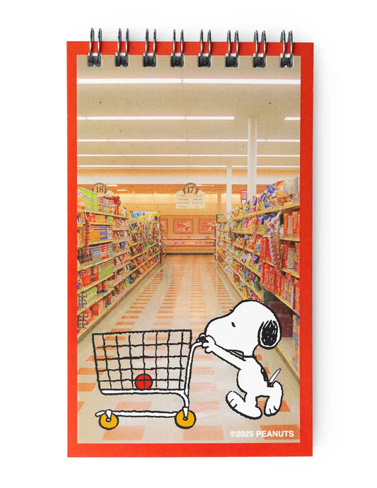 Snoopy Grocery Mini Notebook