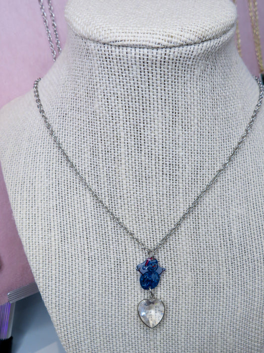 Snowman Pendant Charm Necklace