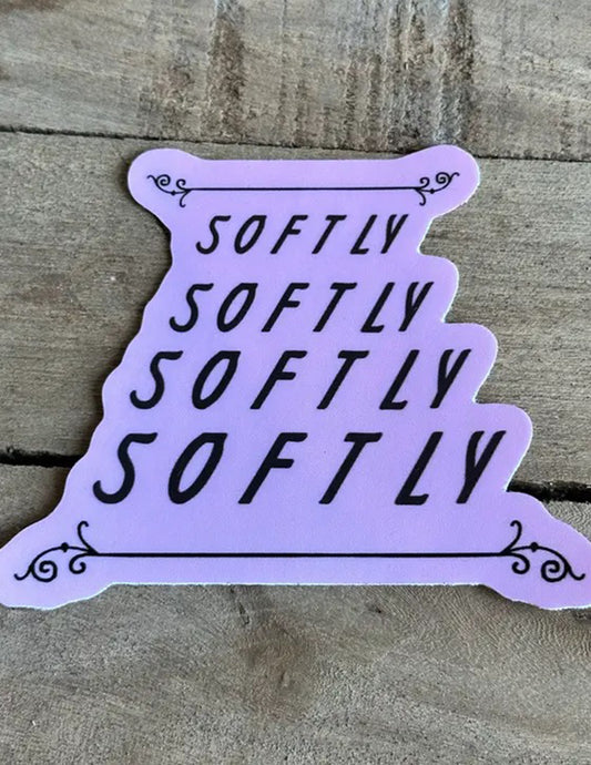 Softly Sticker