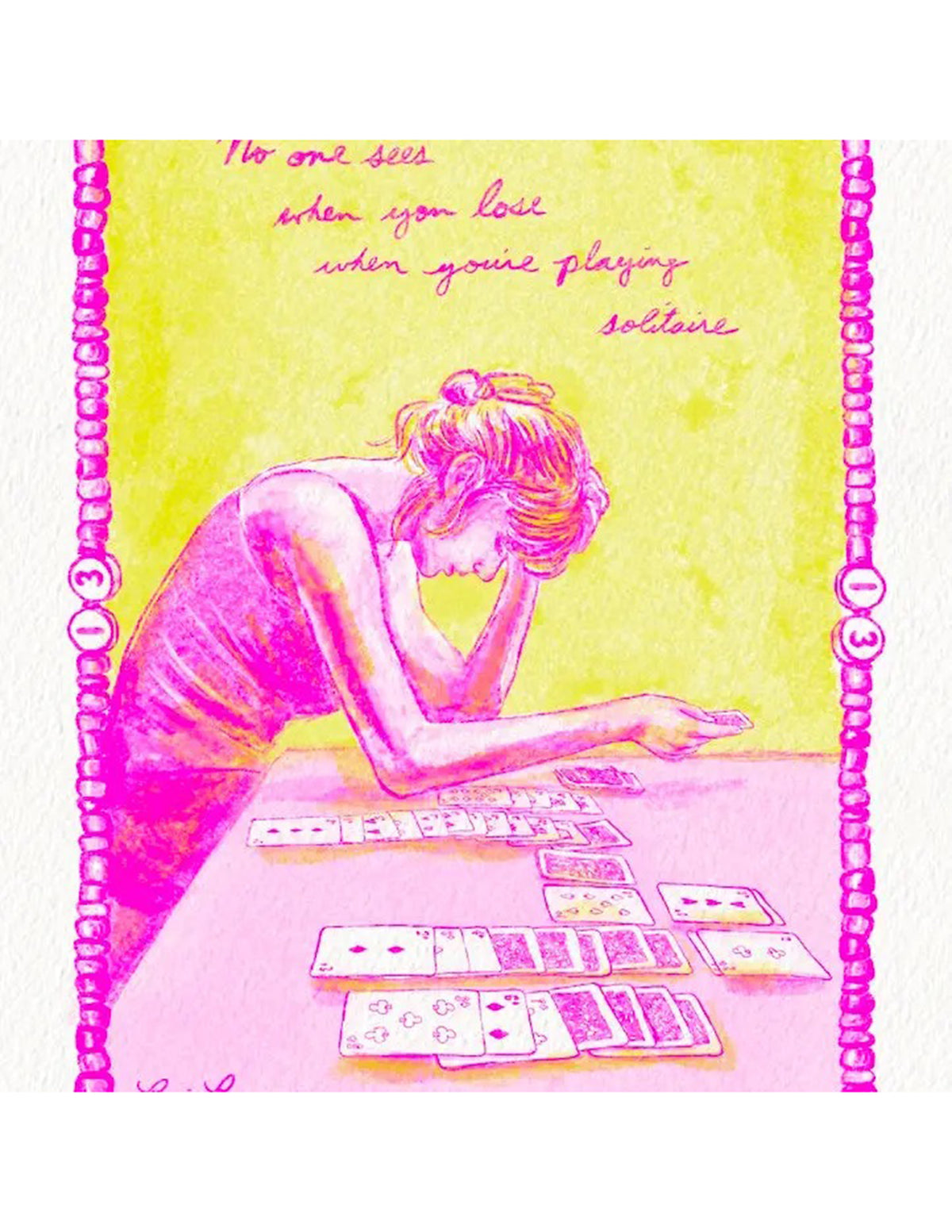 Solitaire Print