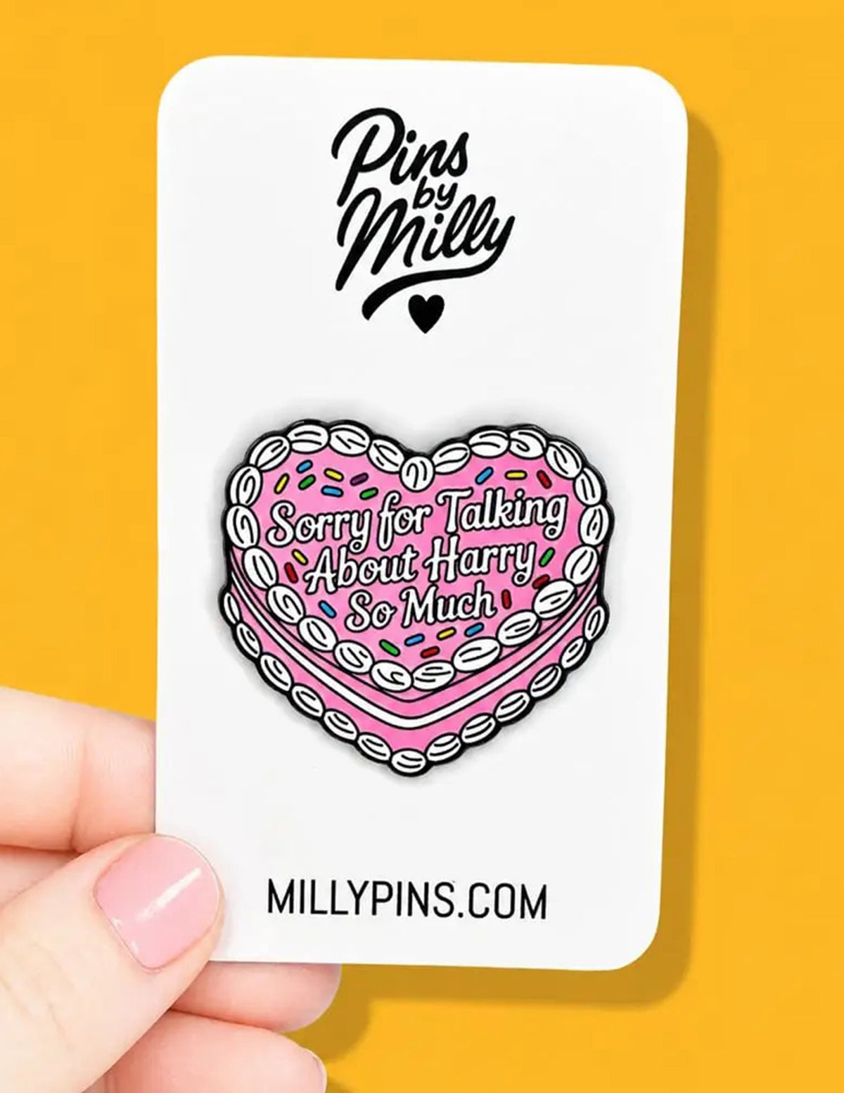 Sorry For Talking About Harry So Much Enamel Pin