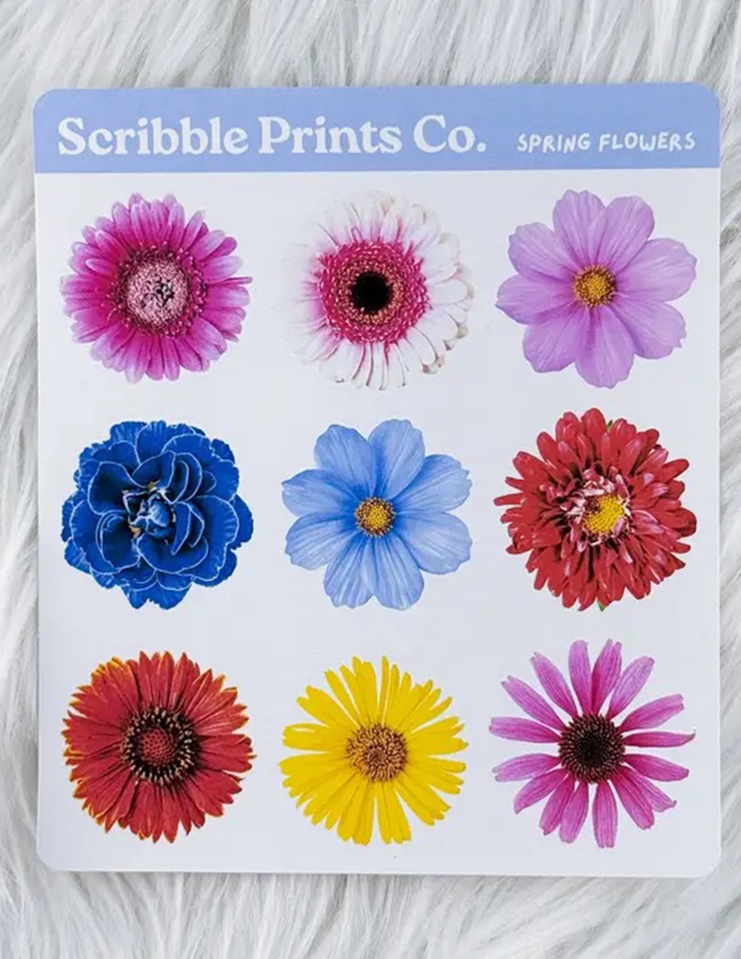Spring Flowers Sticker Sheet
