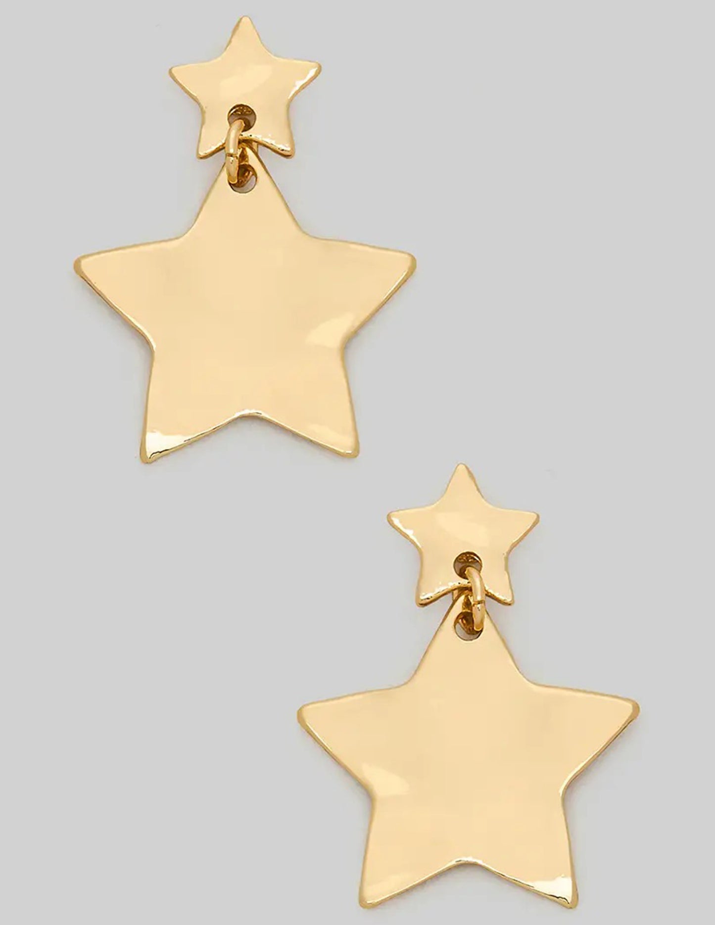 Star Dangle Post Earrings