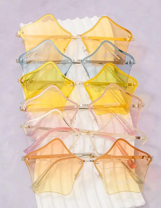 Star-Shaped Lens Sunglasses