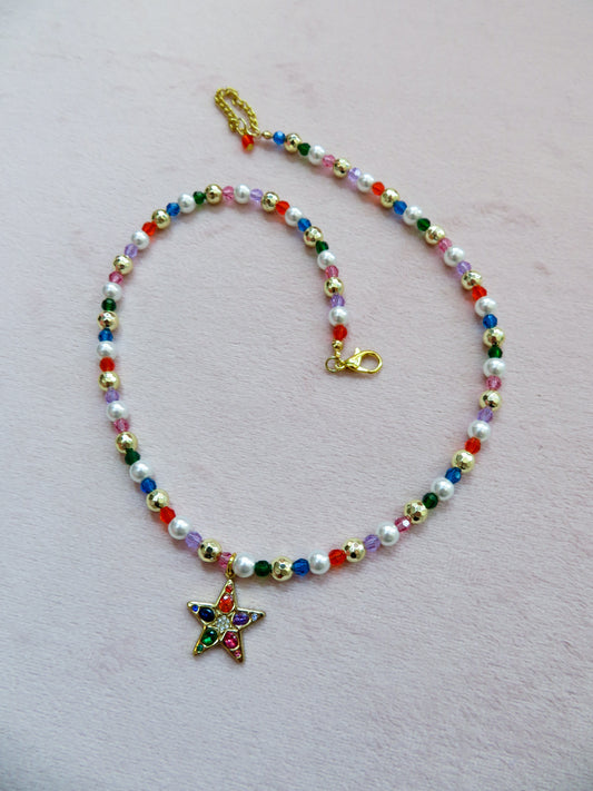 Starburst Charm Necklace