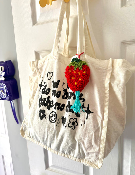 Strawberry Bag Charm
