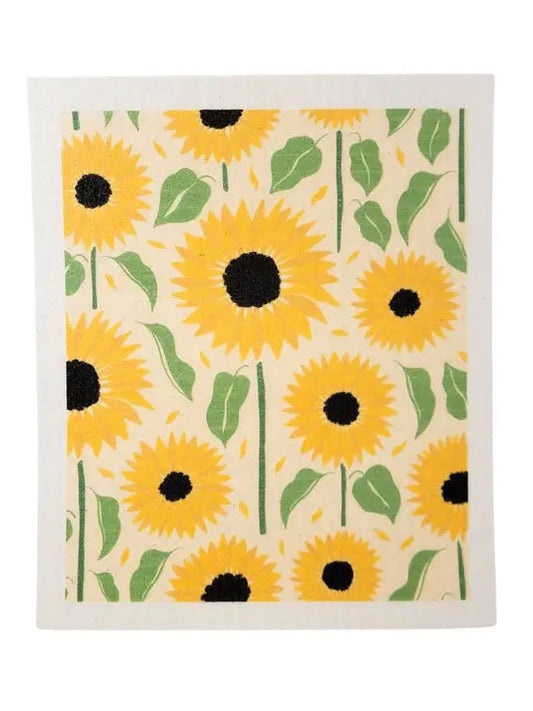 Sunflower Swedish Dishcloth