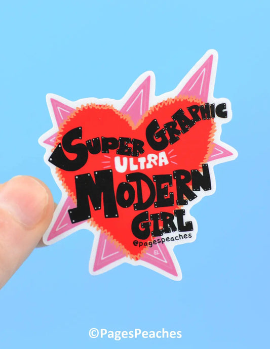Super Graphic Ultra Modern Girl Sticker